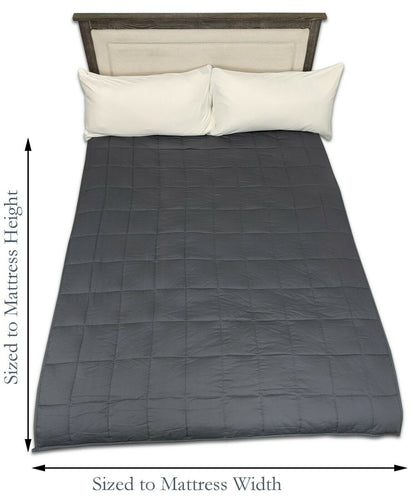 Weighted Blanket With Super Soft Microfiber Duvet Cover King, Queen, Twin Sizes In Many Weights
