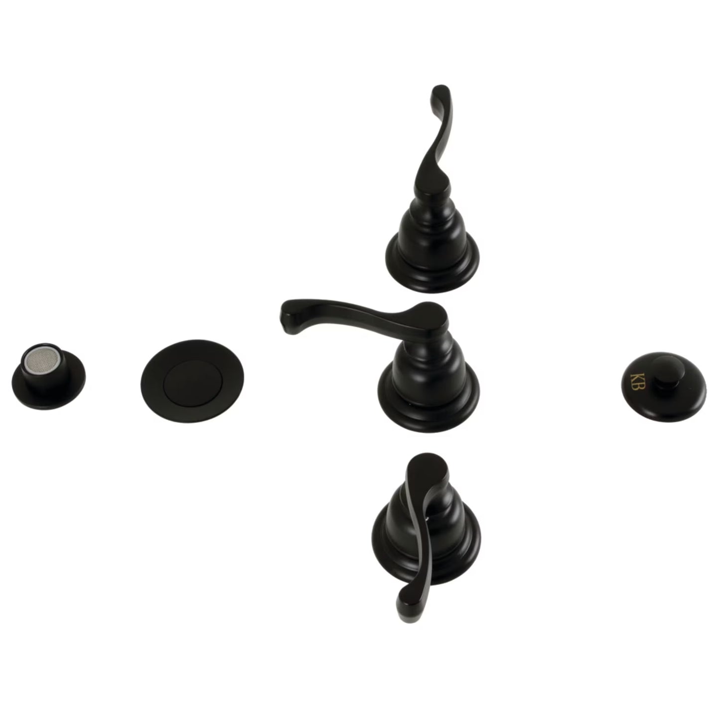 Kingston Brass KB320FL Royale Bidet Faucet, Matte Black