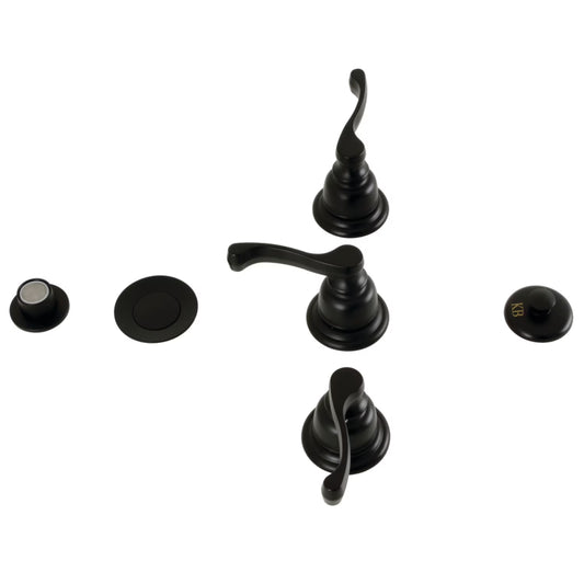 Kingston Brass KB320FL Royale Bidet Faucet, Matte Black