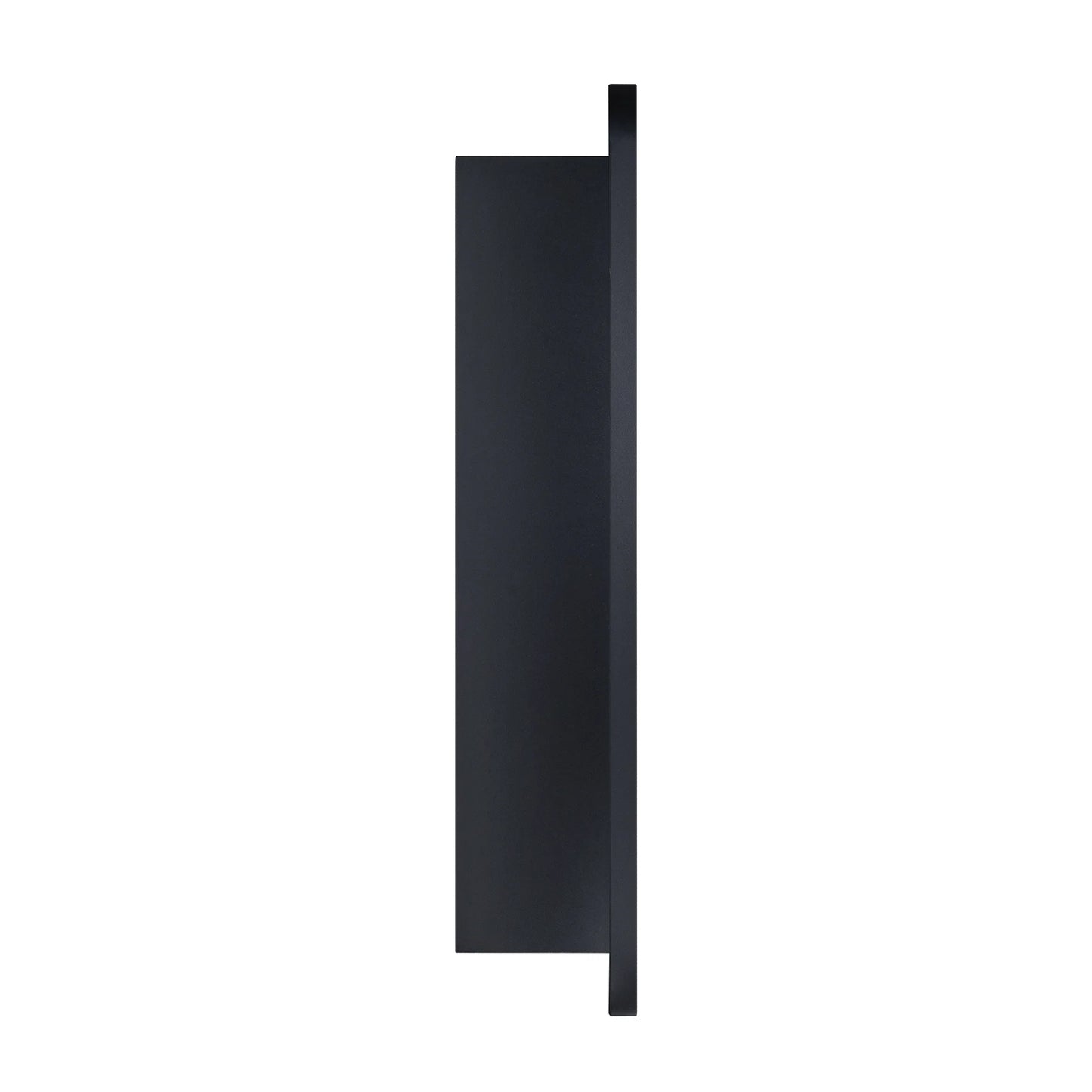 TEHOME Matt Black Triple Door Recessed & Surface Mount Rectangle Bathroom Medicine Cabinet with Mirror 26 x 36'' 3 Door Metal Framed Rectangular Bathroom Cabinet 36 by 26 inches