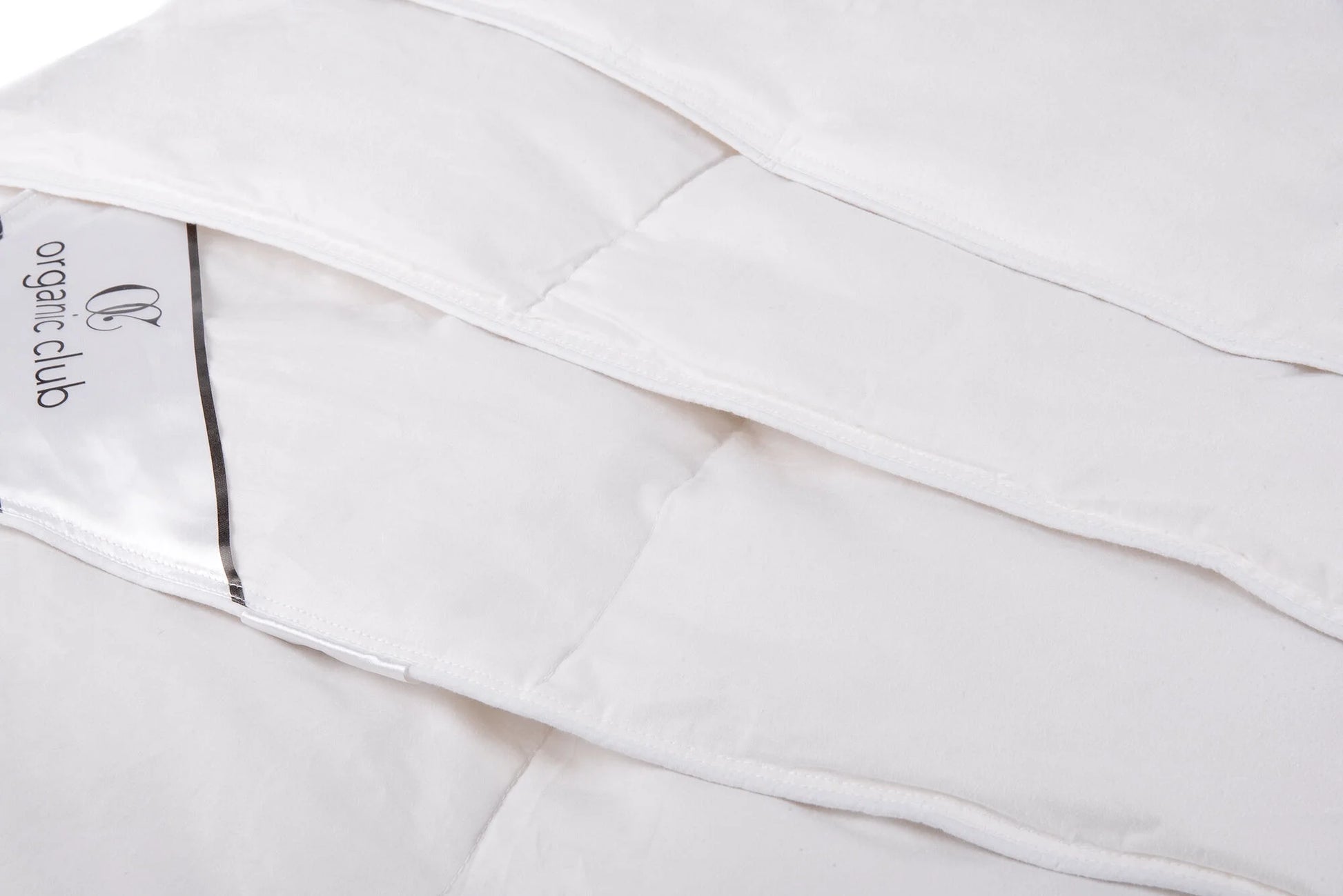 Organic Club Queen Cotton Duvet with Feather and Duck Down Filling 100% Cotton Cover Comforter All-Season Bedding Queen Size 87x87" (220x220 cm), Machine Washable, White