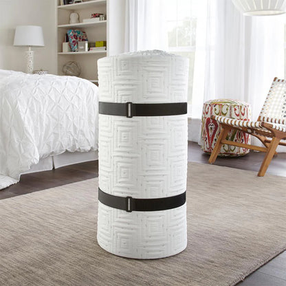 Thomasville Roll and Store Memory Foam Mattress Roll-Up Guest Bed/Floor Mat, 3" Twin