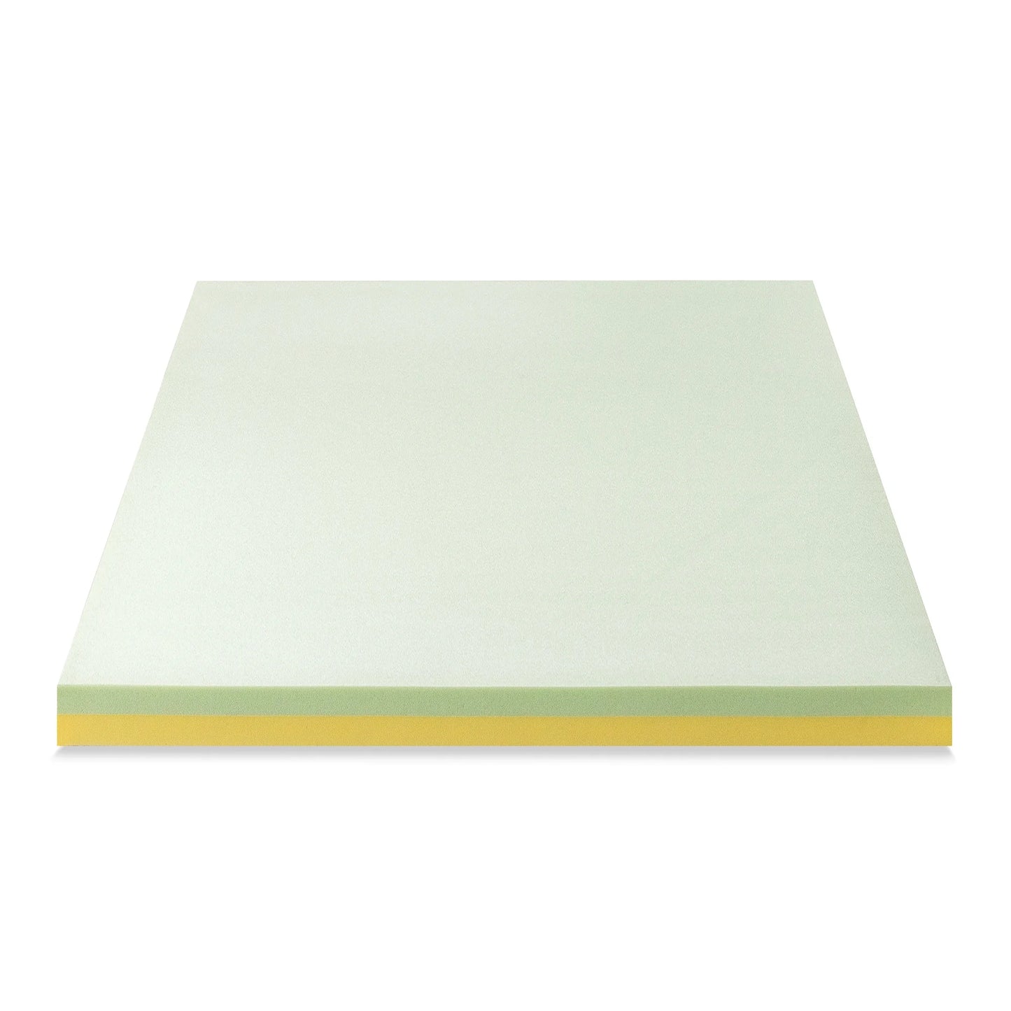 Spa Sensations by Zinus 4" Green Tea TorsoTec Memory Foam Mattress Topper, Twin