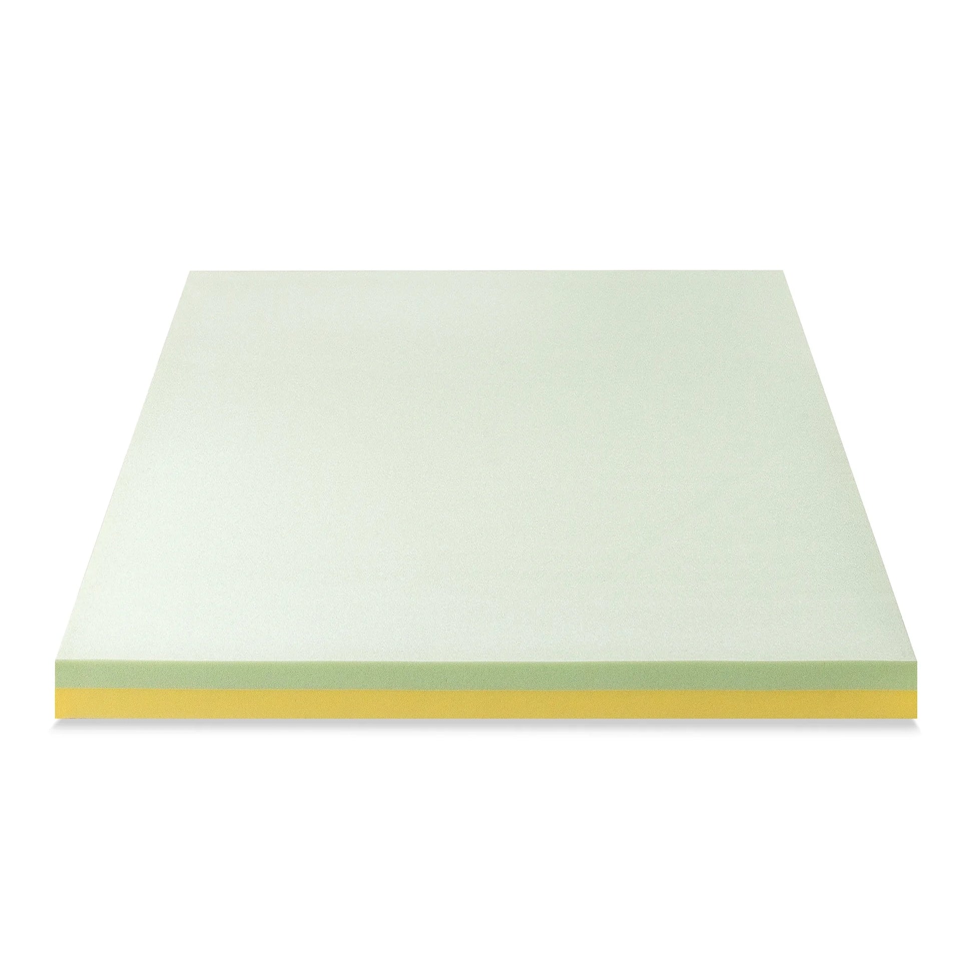 Spa Sensations by Zinus 4" Green Tea TorsoTec Memory Foam Mattress Topper, Twin