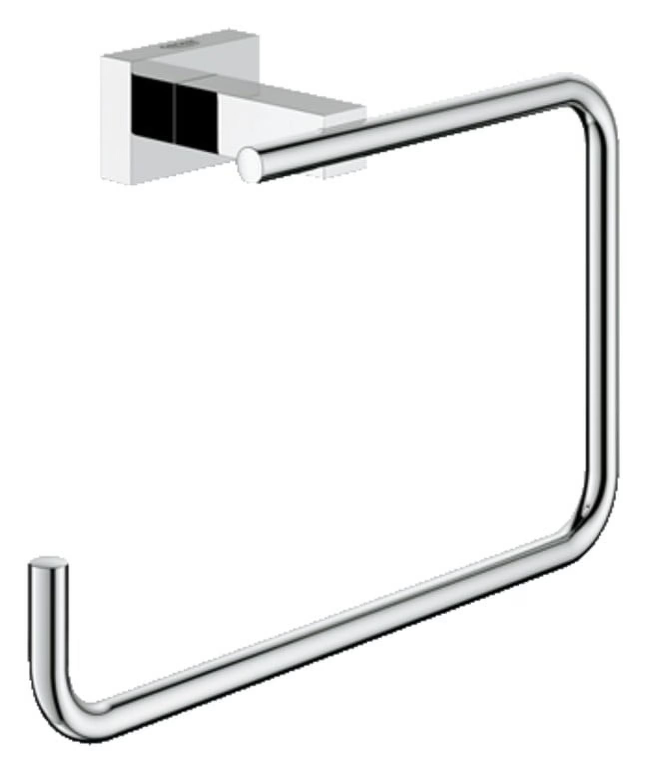 Grohe Essentials Cube 405102431 8" Towel Ring in Matte Black