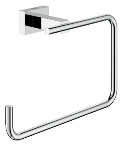 Grohe Essentials Cube 405102431 8" Towel Ring in Matte Black