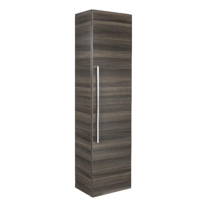 Cutler Kitchen and Bath Silhouette Modern Wood/Metal Linen Tower in Light Oak