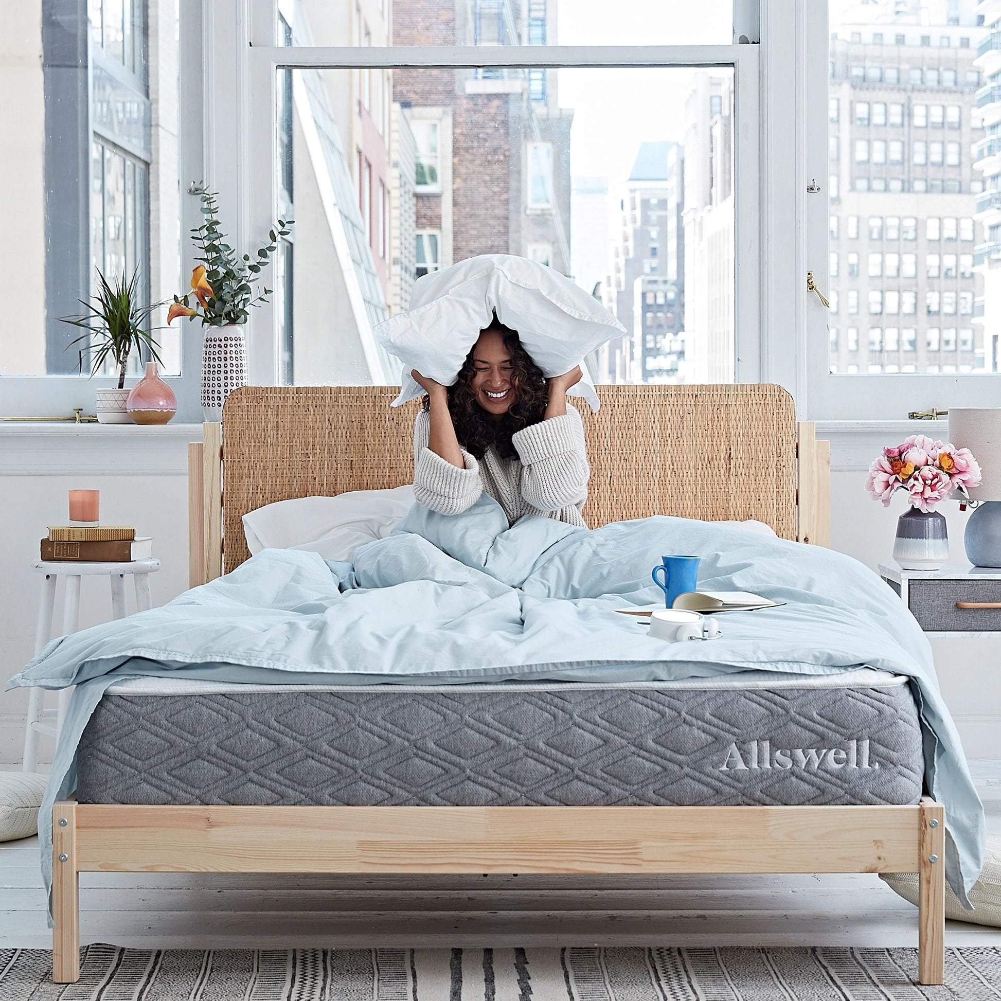 The Allswell Luxe 12" Bed in a Box Hybrid Mattress, Queen