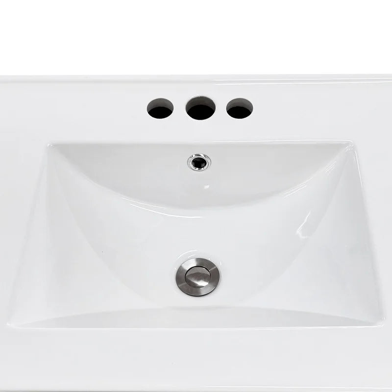 Uforic 36 " Bathroom Vanity with Undermount Sink, Free Standing Bathroom Storage Cabinet with 2 Drawers, Oak