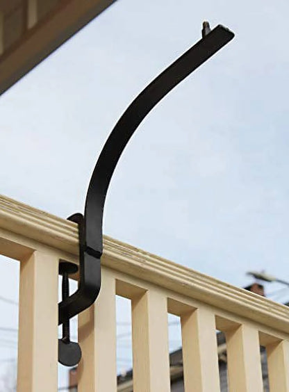 Achla BCB-01-RM Burnt Copper Birdbath with Rail Mount Bracket