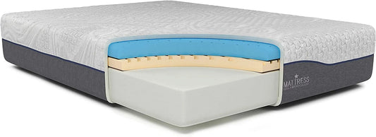 Mattress America 12 Inch Revive Gel Memory Foam Mattress Comfort | Advanced Gel Technology to Maintain Body Temperature | CertiPUR-US Certified | King