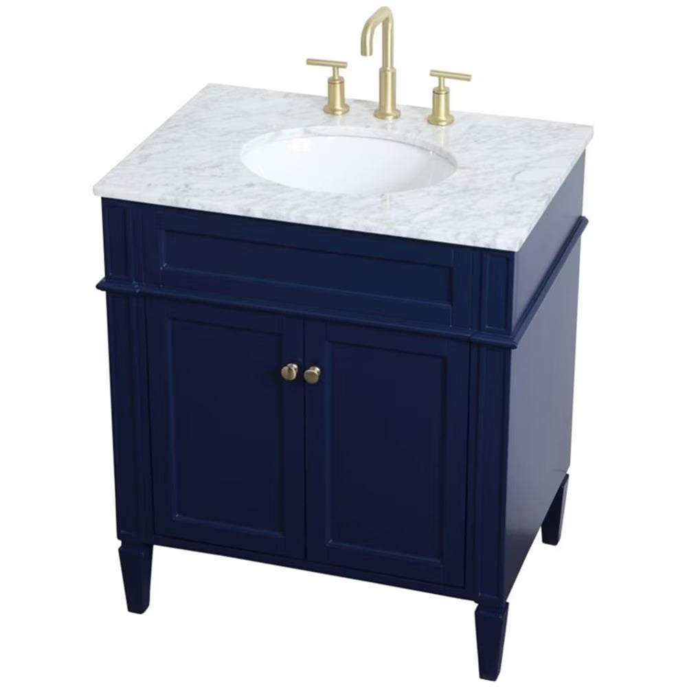 Elegant Kitchen and Bath 30 inch Single bathroom vanity in Grey