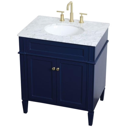 Elegant Kitchen and Bath 30 inch Single bathroom vanity in Grey