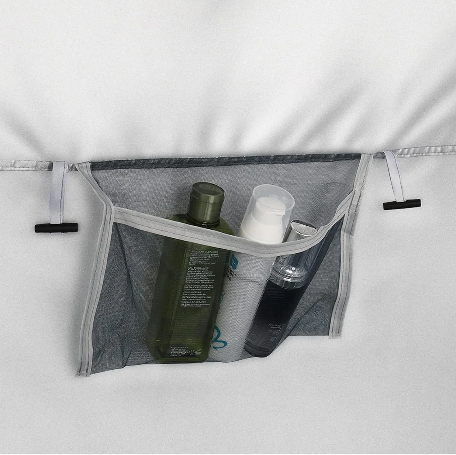 JWRWEF Oversized 2-Room Shower Tent - 7.5FT Extra-Wide Pop-Up Privacy Shelter, 5000mm Waterproof & Windproof Changing Room for Camping, Dressing, Toilet, Bathroom
