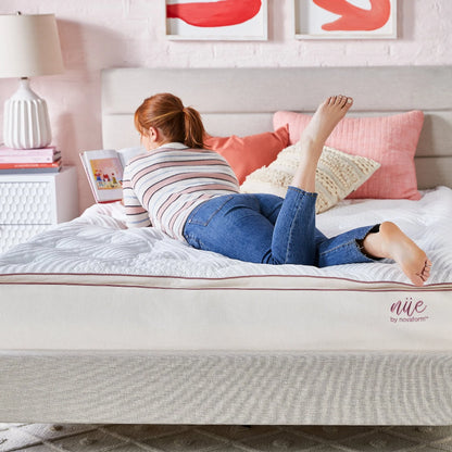 nue by Novaform Plush Pillowtop 12" Gel Memory Foam Mattress, Full