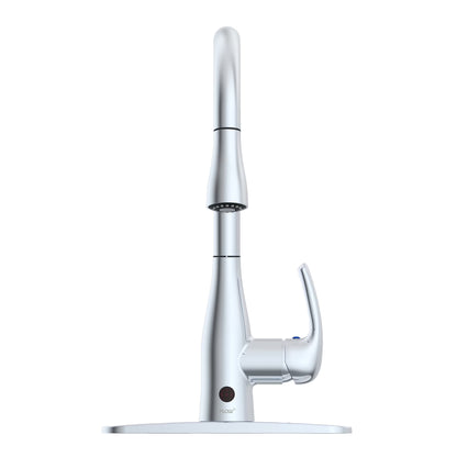 Bio Bidet FLOW Motion Touchless Kitchen Faucet in Brushed Nickel Finish
