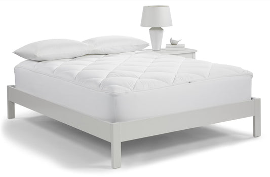Serta Luxury Firm King Mattress Pad in White