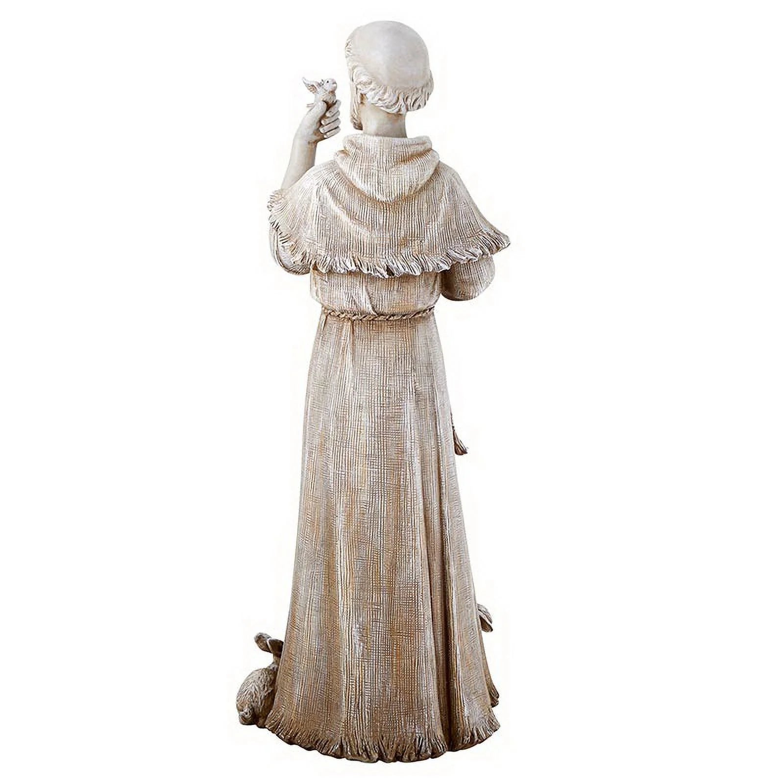 Saint Francis Bird Bath & Feeder Statue, Outdoor Dcor, 24 Inches