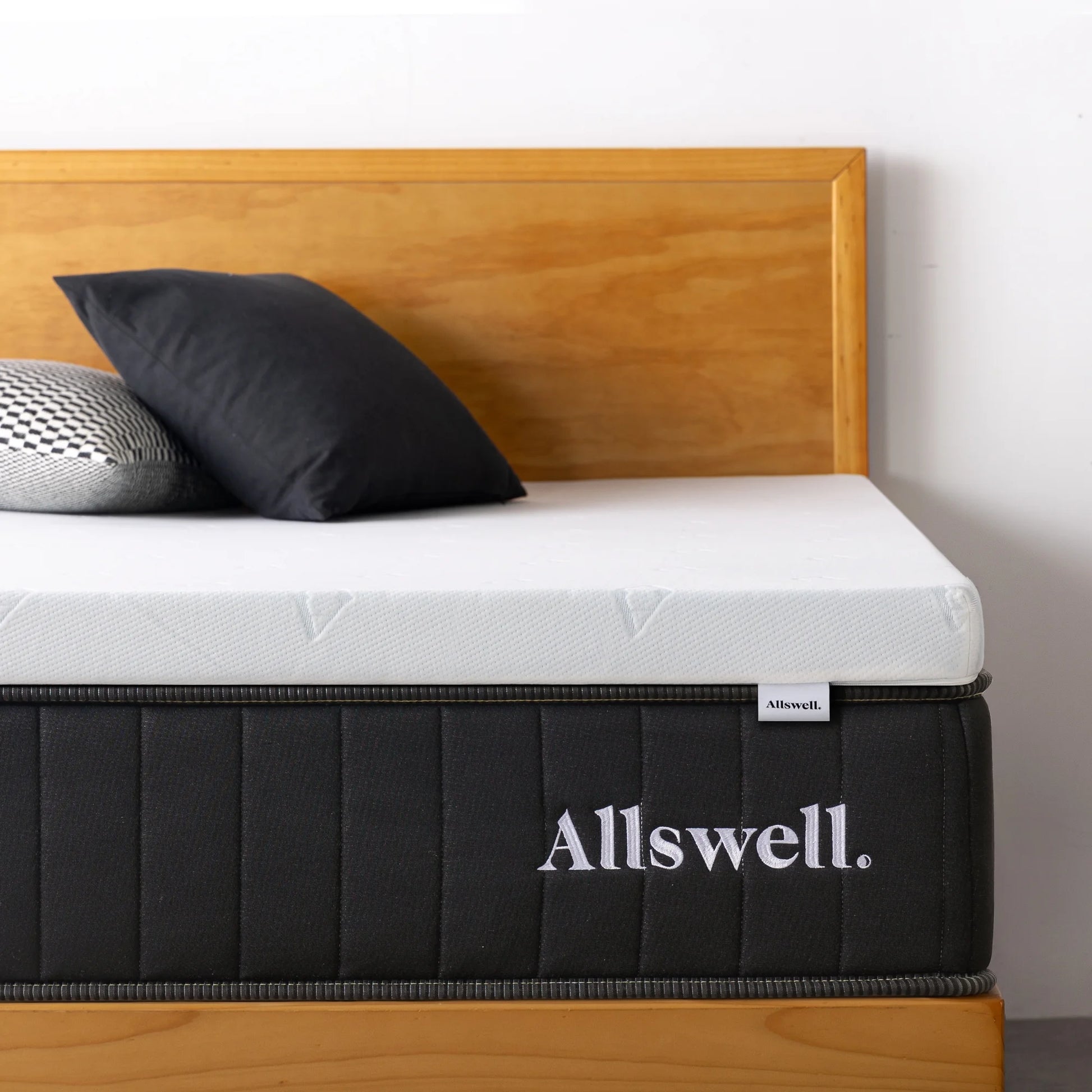 Allswell 3" Covered Memory Foam Mattress Topper, Queen