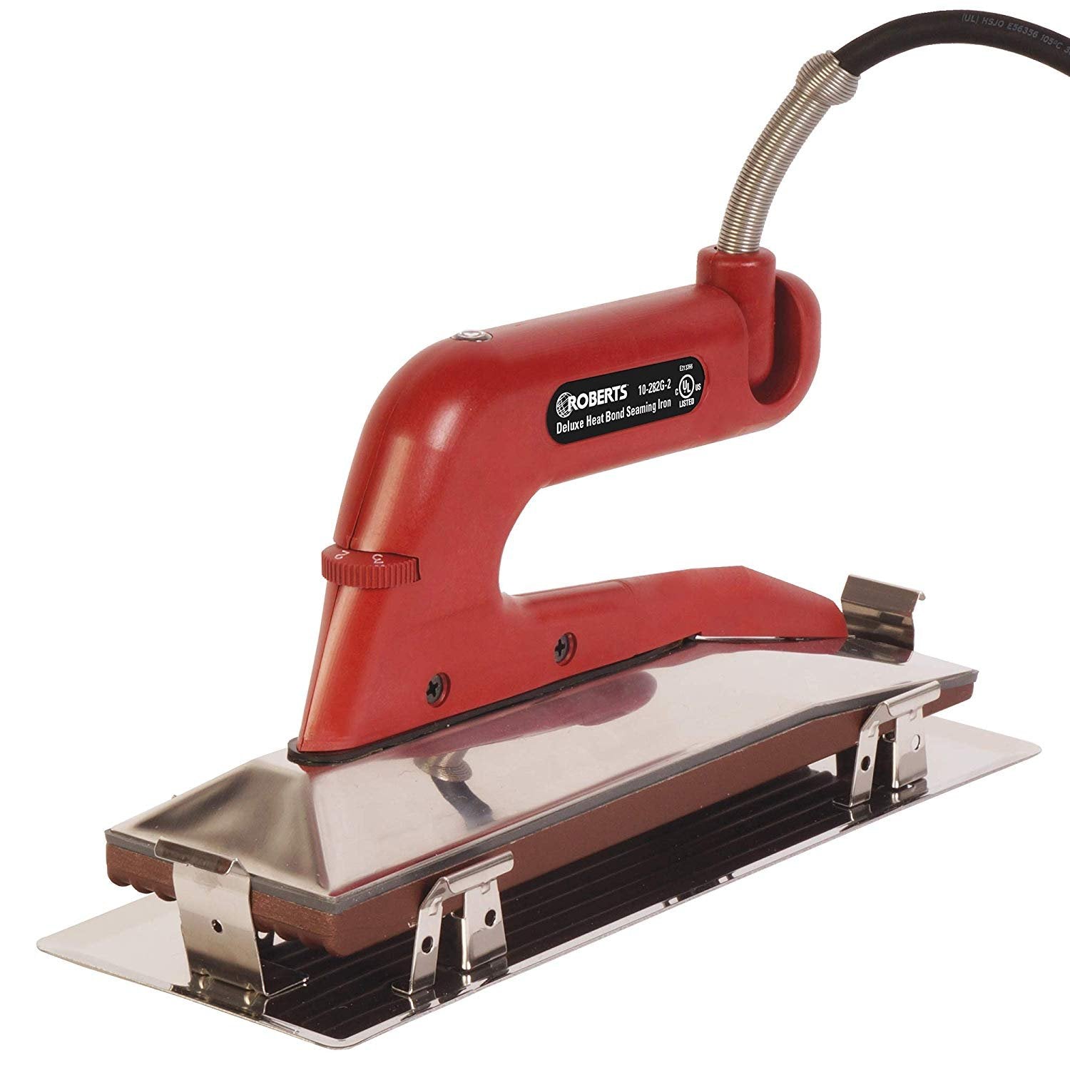 Roberts 10-282G-2 Deluxe Heat Bond Carpet Iron with Non-Stick Grooved Base