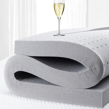 MAYEERTY 2 Inch King Mattress Topper - Gel Memory Foam, Cooling Double Bed Topper for Soft Sleep, Pressure Relief, CertiPUR-US
