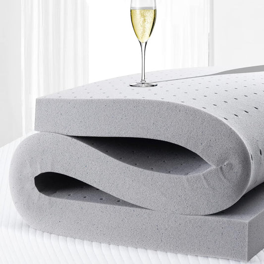 MAYEERTY 2 Inch King Mattress Topper - Gel Memory Foam, Cooling Double Bed Topper for Soft Sleep, Pressure Relief, CertiPUR-US