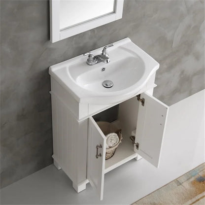 Fresca Hartford 24" White Traditional Bathroom Vanity