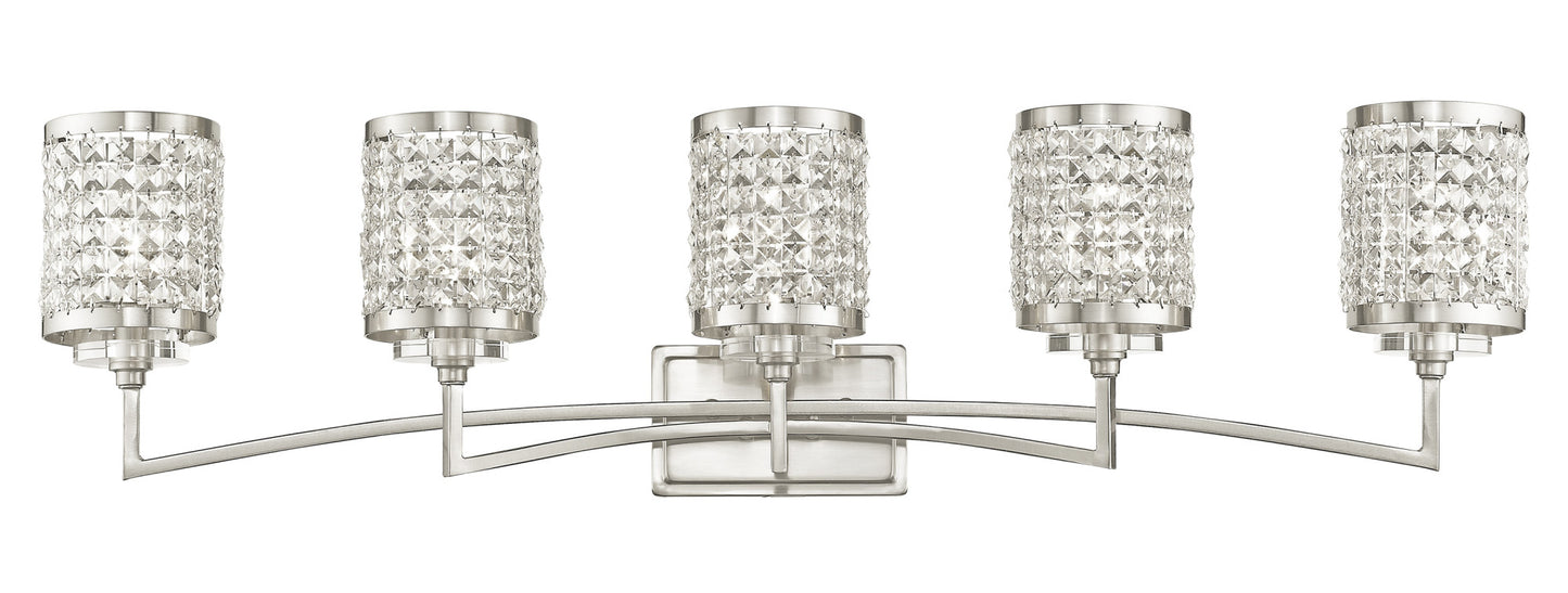 Livex Lighting Grammercy Bath Light in Hand Painted Palacial Bronze