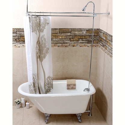 Kingston Brass CC3151 Rectangular Shower Curtain Rod CC3151