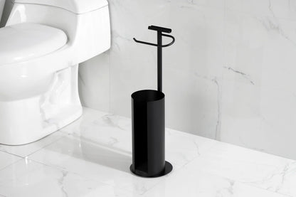 Kingston Brass Continental Freestanding Toilet Paper Holder with Roll Storage and Phone Stand Polished Chrome