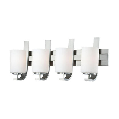 Elk Home 27-Inch Wide Pendenza Bath Light. Traditional-Brushed Nickel