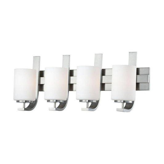 Elk Home 27-Inch Wide Pendenza Bath Light. Traditional-Brushed Nickel
