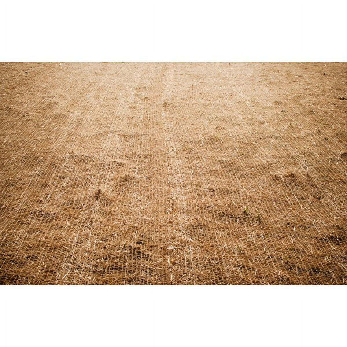 Farm Plastic Supply - Erosion Control Blanket - 7.5' x 112.5' - Coconut Garden and Landscape Cover, Erosion Control Blanket, Coconut Blanket, Erosion Control, Mulch, Slope Stabilizer