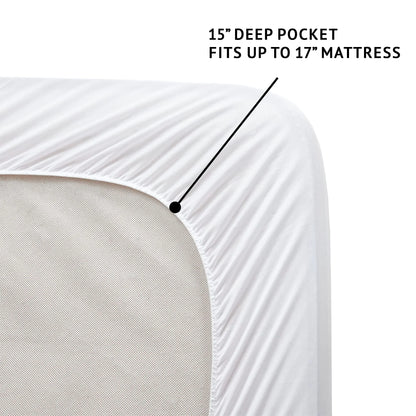 Serta Plush Queen Top Heated Plush Electric Mattress Pad, Auto Shut Off Ultra-Soft Waterproof Heating Mattress Protector with Dual Controller and 10 Heat Settings White