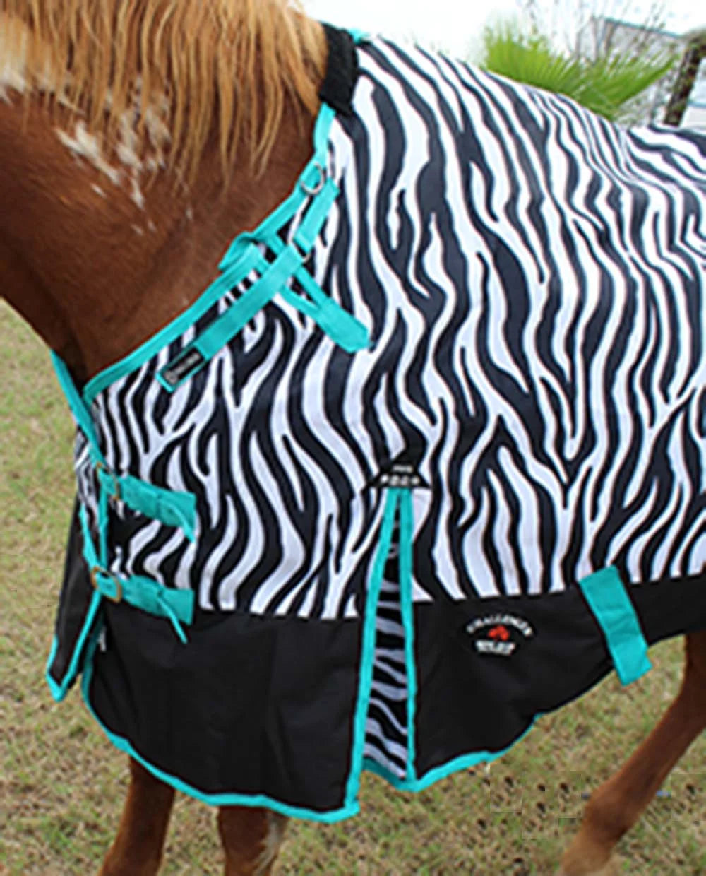 80" 1000D Turnout Waterproof Horse WINTER Coat BLANKET Zebra 104