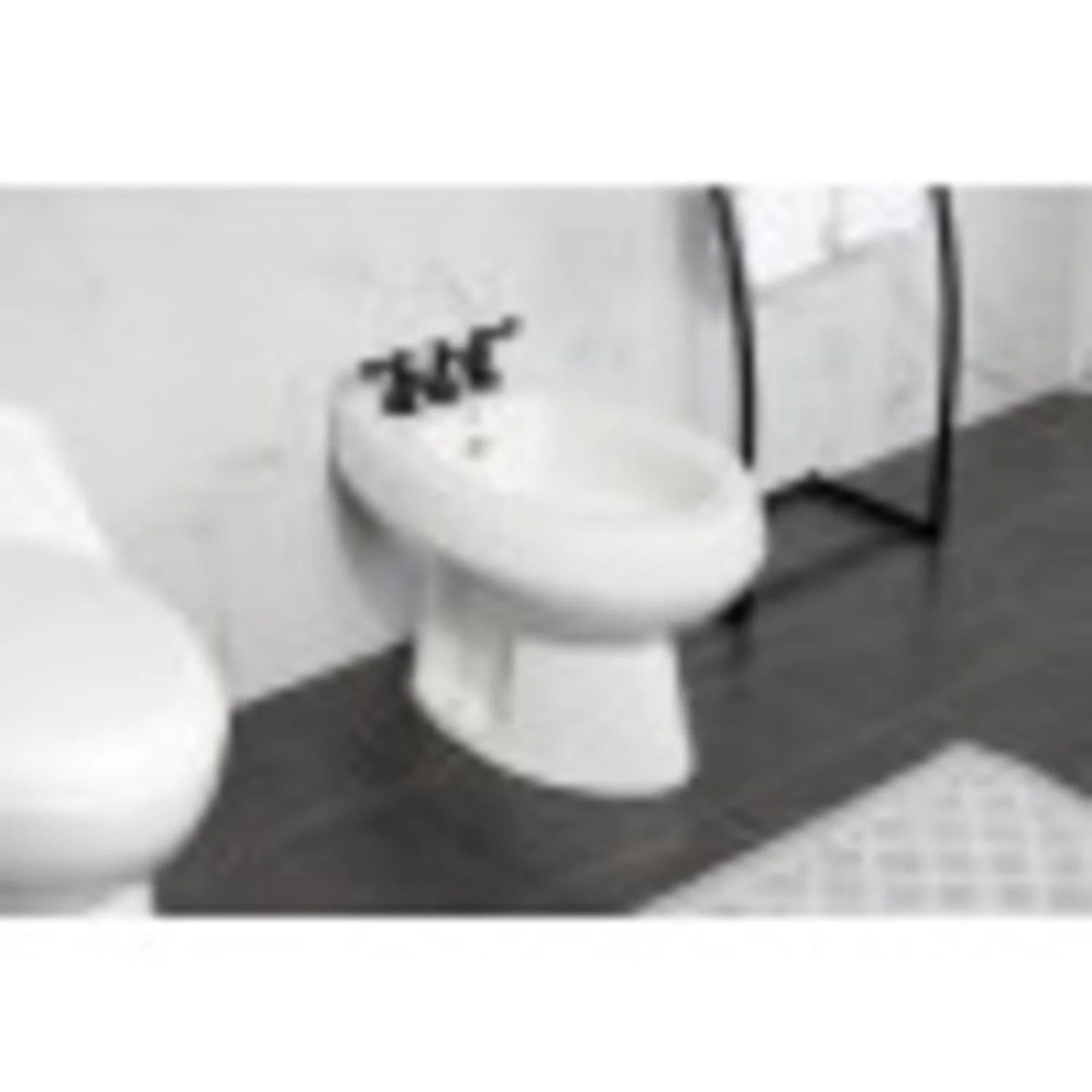 Kingston Brass KB320ACL American Classic Three-Handle Bidet Faucet, Matte Black