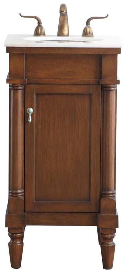 18.5 inch single bathroom vanity in blue