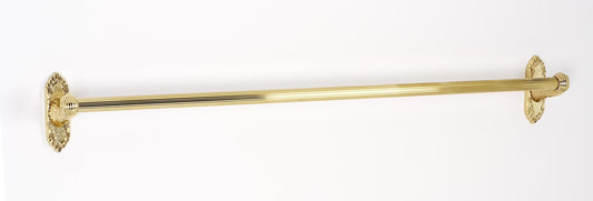 Alno A8520-30 Ribbon & Reed 30" Wide Towel Bar - Brass