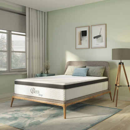 NapQueen Maxima 10°?Hybrid of Cool Gel Infused Memory Foam and Coils Mattress, Full