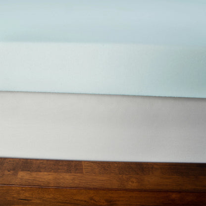 Splendorest 3-inch Serene Foam Mattress Topper - Blue Twin