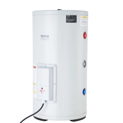 VEVOR Electric Water Heater, 18 Gallon Tank Instant Hot Water Heater, 1.6Kw Tankless Water Heater w/LED Display,Knob Control, IPX4 Waterproof Side Connection On Demand Heaters for Shower, Bath