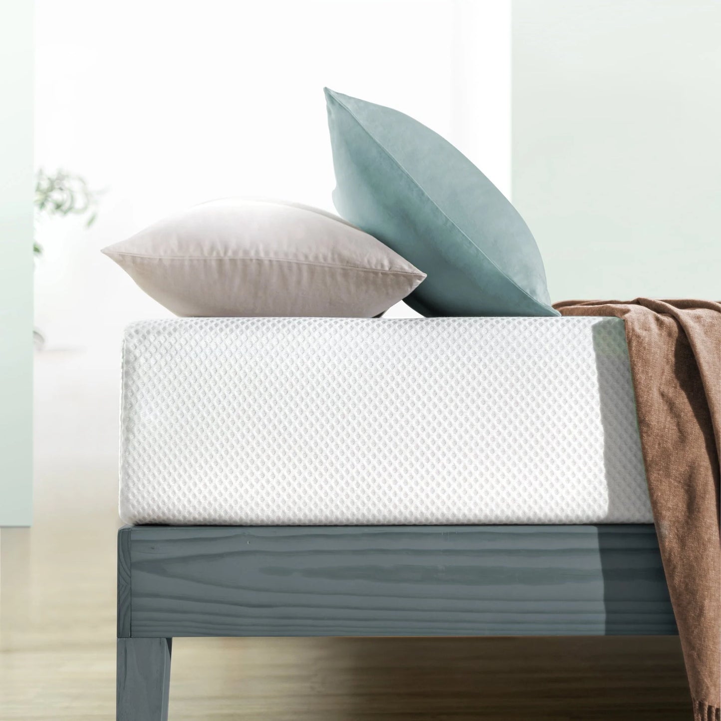 Twin Mattress 10" Memory Foam Green Tea Fresca® by Zinus