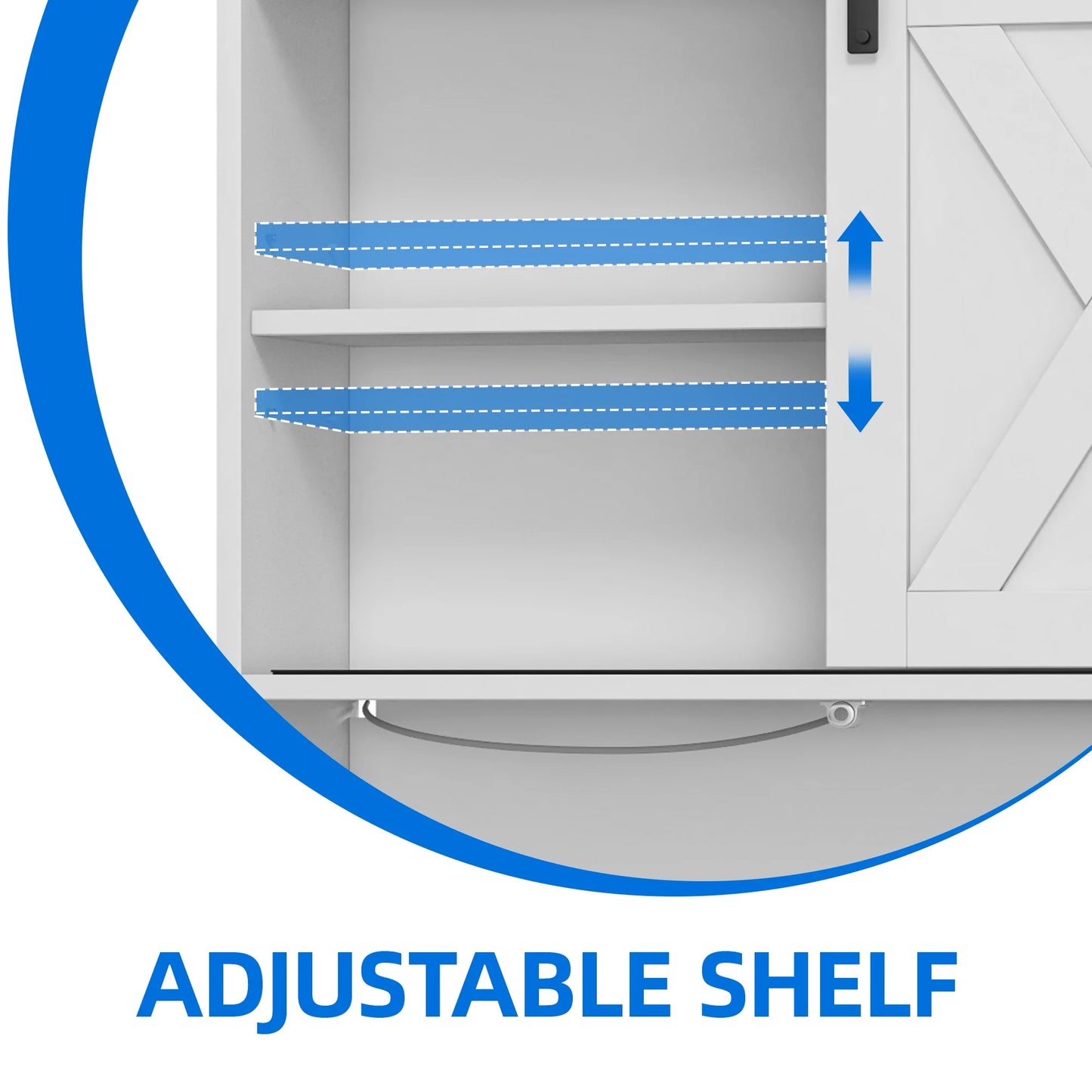 Dextrus Over The Toilet Storage Cabinet,Bathroom Shelf Organizer with Infrared Sensor Light,Toilet Paper Holder,and Adjustable Shelf