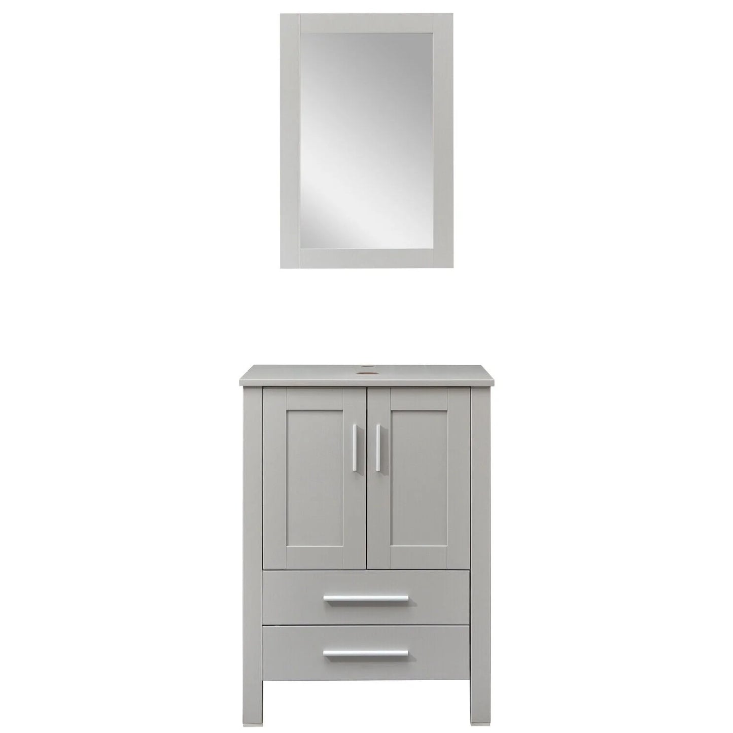 FULLWATT 24 in Bathroom Cabinet Storage Pop up Drain New (Sink Not Included)