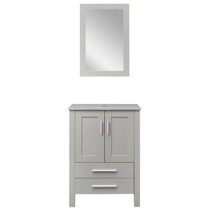 FULLWATT 24 in Bathroom Cabinet Storage Pop up Drain New (Sink Not Included)