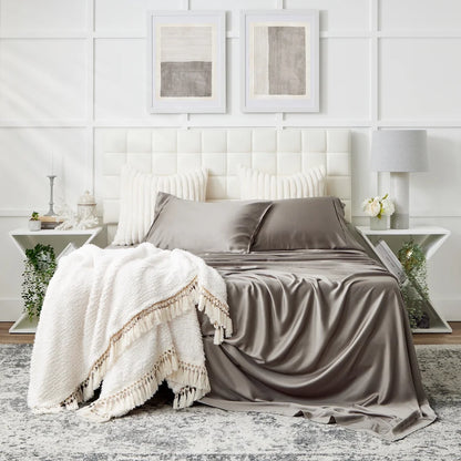 Cosy House Collection 100% Rayon Derived from Bamboo Bed Sheet Set