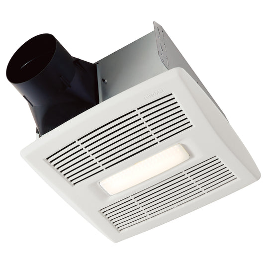 Broan Ultra Quiet Humidity Sensing Bath Ventilation Fan with LED Light