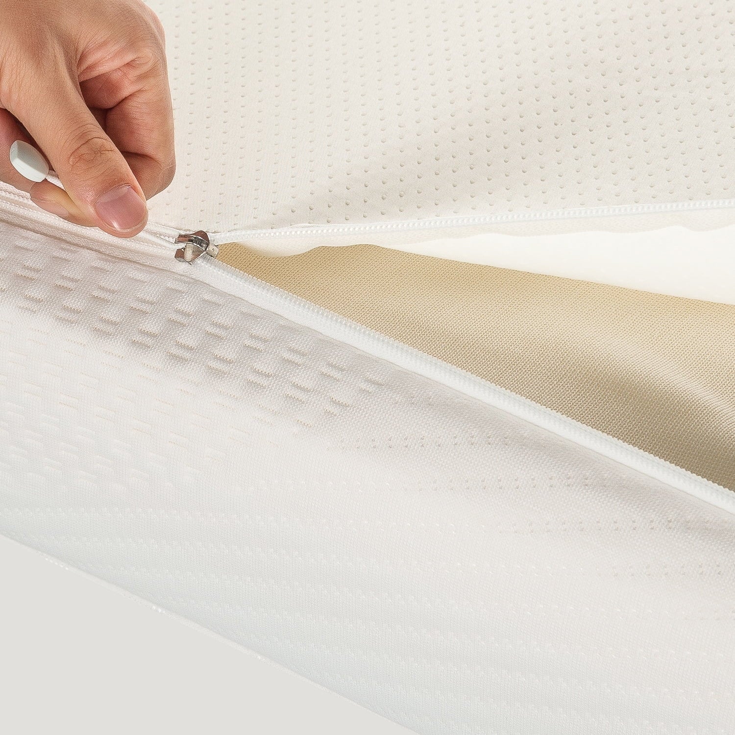 Zinus Spa Sensations 4" Memory Foam Mattress Topper with Theratouch, Queen