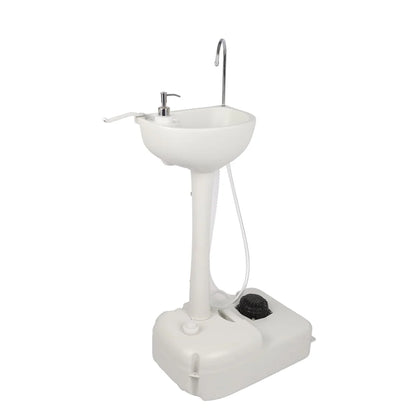 SamyoHome 5 Gallon Portable Camping Sink, with Towel Holder & Soap Dispenser
