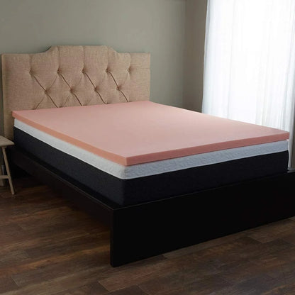 SleepBetter 2" Tranquil Foam Mattress Topper with Cover, Queen